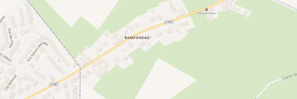 Plan du 11 Rte de Bavay Le Ramponeau à Villereau