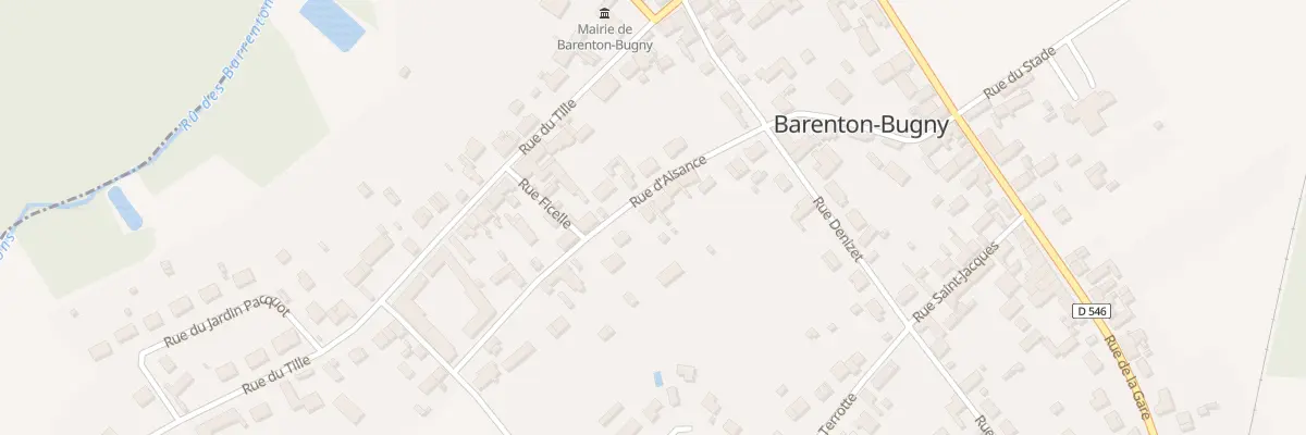 Plan du 13 Rue d’Aisance à Barenton-Bugny
