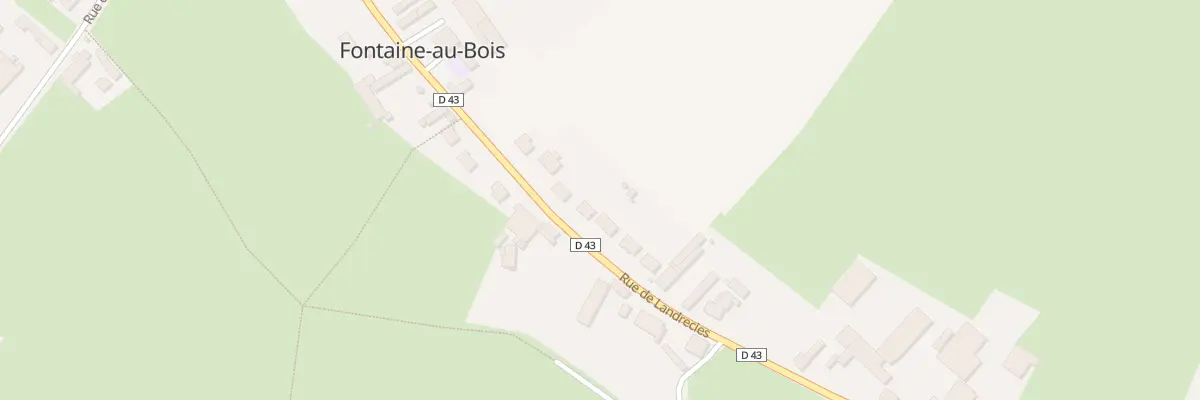 Plan du 45 Rue de Landrecies à Fontaine-au-Bois