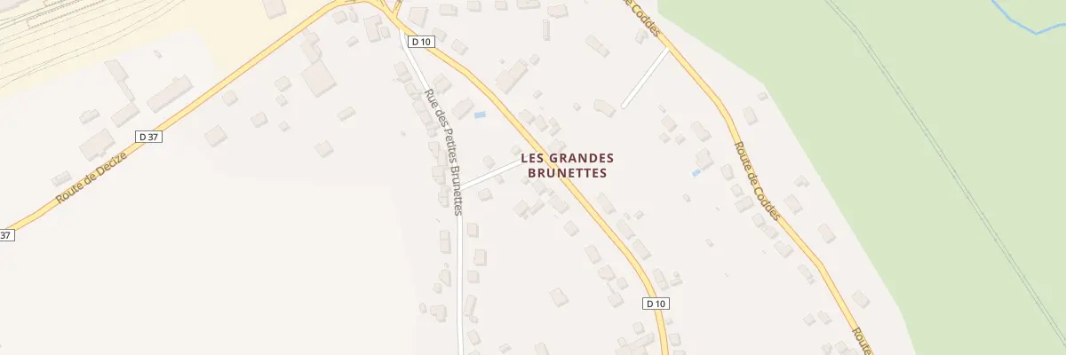 Plan du 4 Rue des Grandes Brunettes à Cercy-la-Tour