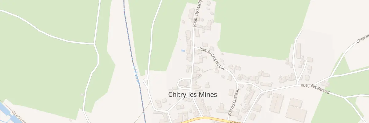 Plan du 7 Rte de Marigny sur Yonne à Chitry-les-Mines