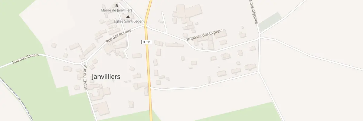Plan du 6 Rue des Lilas à Janvilliers