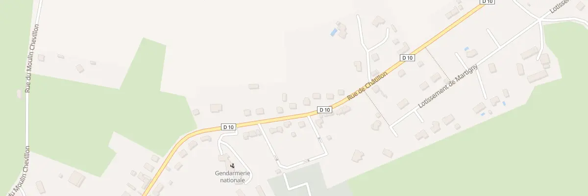 Plan du 19 Rue de Châtillon à Cercy-la-Tour