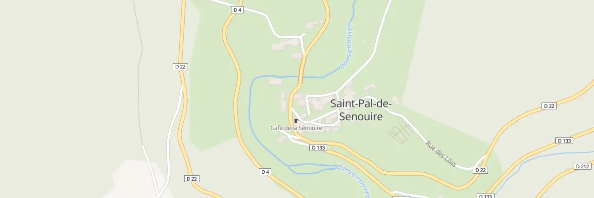 Plan du 1 Le Bourg à Saint-Pal-de-Senouire