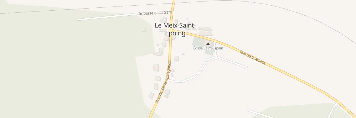 Plan du 11 Rue de Sainte Radegonde au Meix-Saint-Epoing