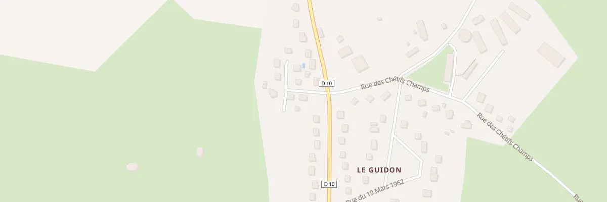 Plan du 1 Rue de la Garenne à Cercy-la-Tour