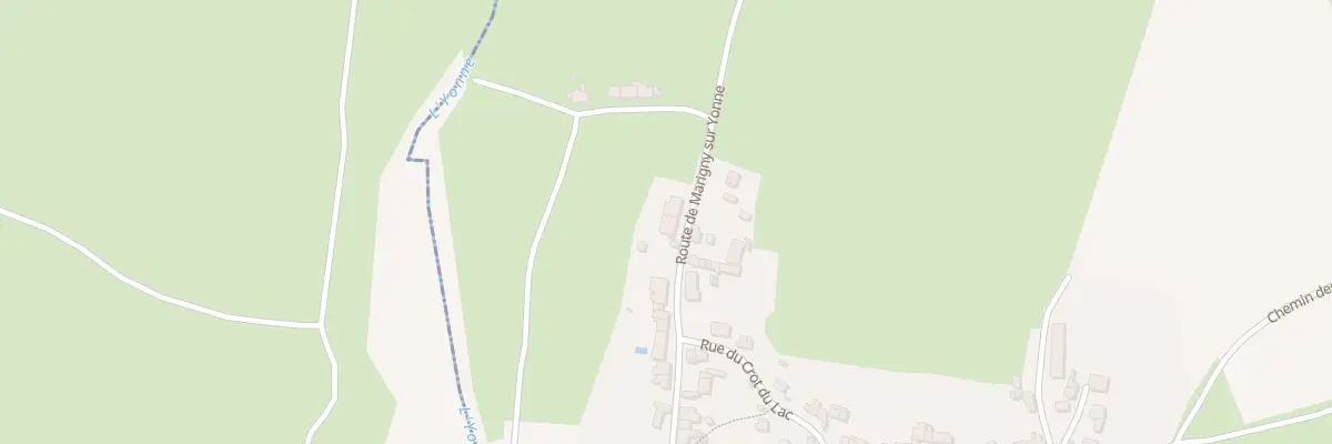 Plan du 21 Rte de Marigny sur Yonne à Chitry-les-Mines