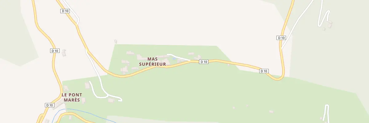 Plan du 5438 Le Mas Superieur à Saint-André-de-Valborgne