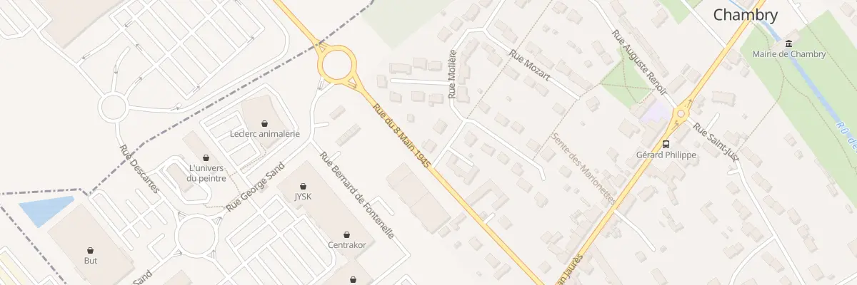Plan du 2 Rue Moliere à Chambry