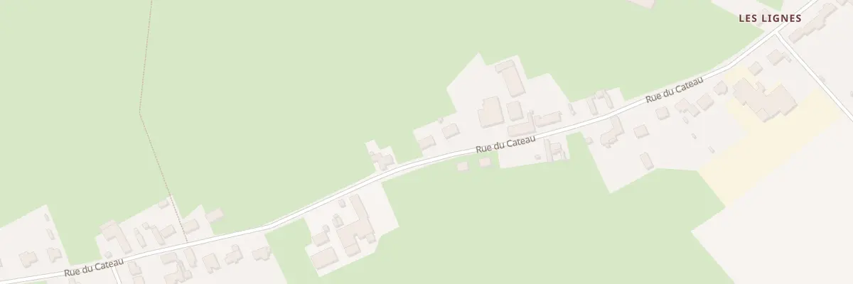 Plan du 56 Rue du Cateau à Fontaine-au-Bois