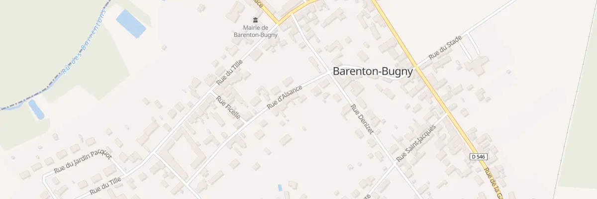 Plan du 7 Rue d’Aisance à Barenton-Bugny