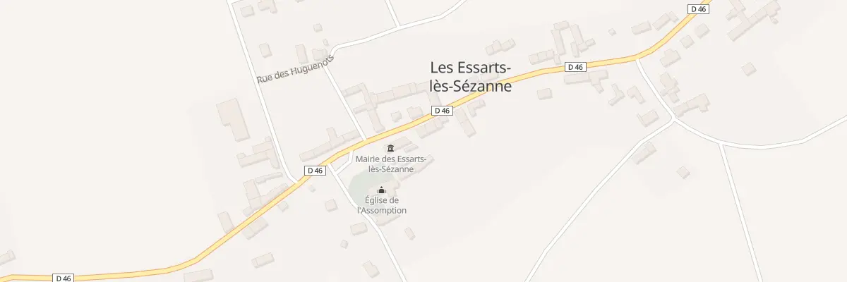 Plan du 26 Rue Grande Rue aux Essarts-lès-Sézanne