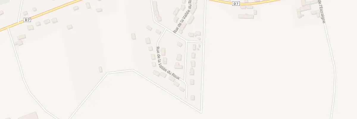 Plan du 43 Rue de la Vallée du Roux à Marcilly-le-Hayer