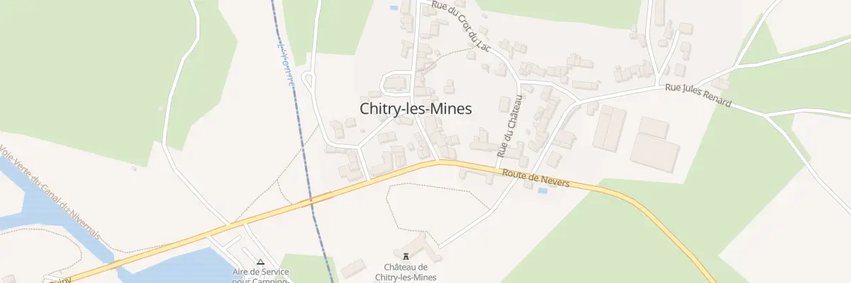 Plan du 1 Rte de Marigny sur Yonne à Chitry-les-Mines