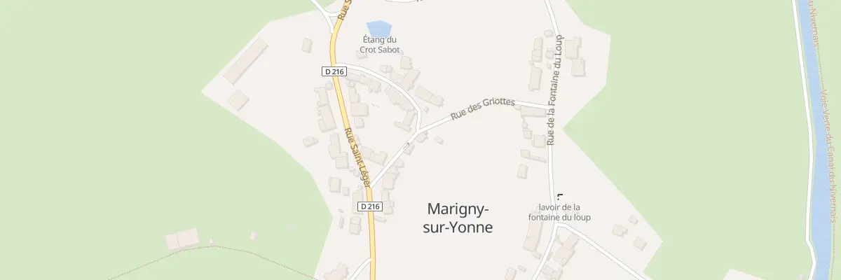 Plan du 50 Le Bourg à Marigny-sur-Yonne