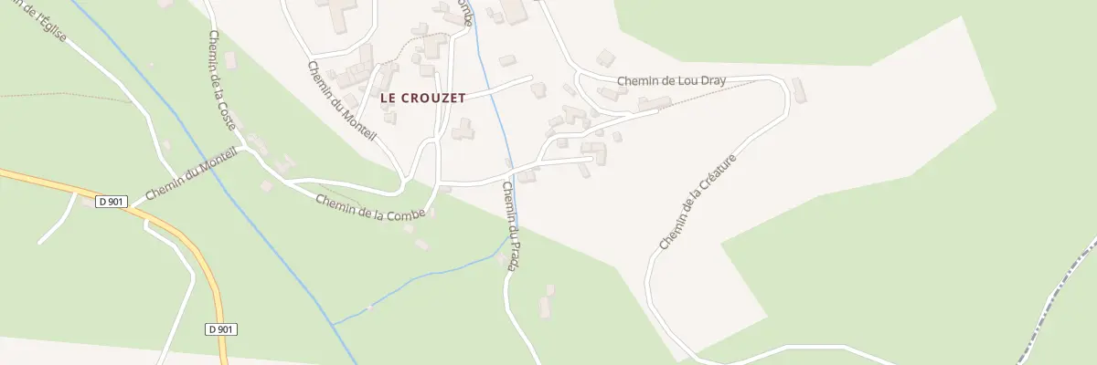 Plan du 5020 Village du Crouzet à Chadenet