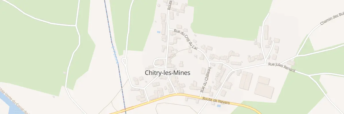 Plan du 18 Rte de Marigny sur Yonne à Chitry-les-Mines