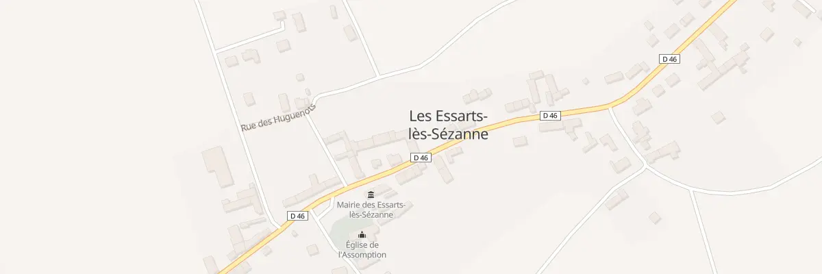 Plan du 29 Rue Grande Rue aux Essarts-lès-Sézanne