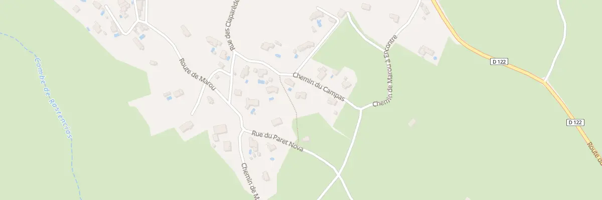Plan de La Paret Nova à Causse-de-la-Selle