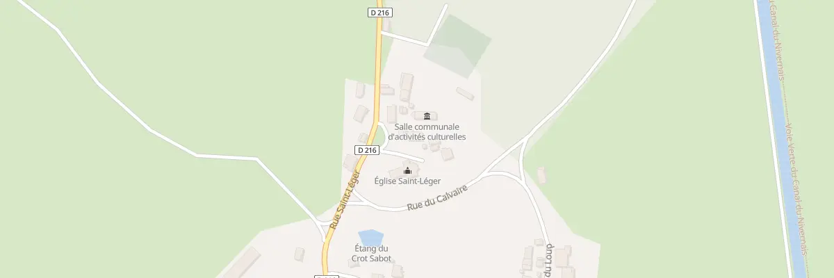 Plan du 2 Le Bourg à Marigny-sur-Yonne