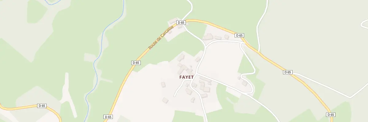 Plan du 5009 Fayet à La Chapelle-Agnon