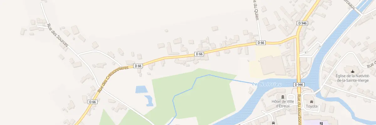 Plan du 269 Rue des Cressonnières à Étreux
