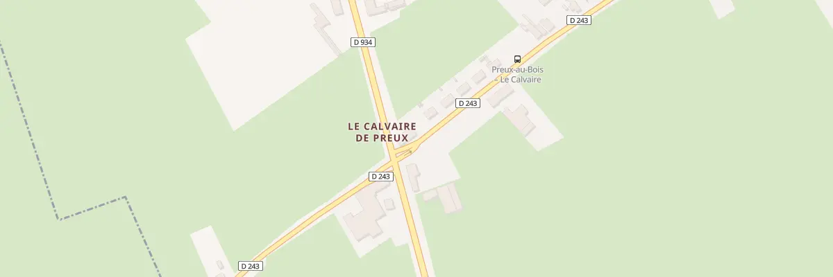 Plan du 70 Rue de Robersart à Preux-au-Bois