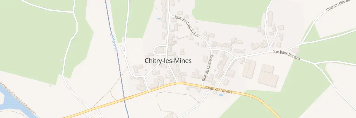 Plan du 10 Rte de Marigny sur Yonne à Chitry-les-Mines