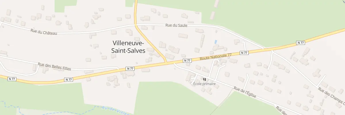 Plan du 9 Rte Nationale 77 à Villeneuve-Saint-Salves