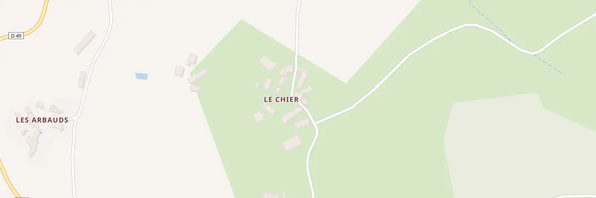Plan du 5 Le Chier au Mayet-de-Montagne