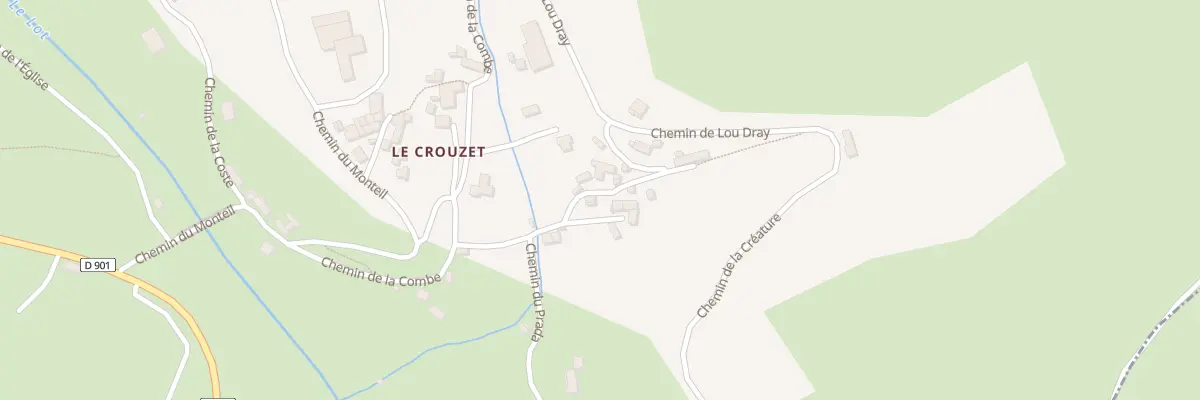 Plan du 5226 Village du Crouzet à Chadenet
