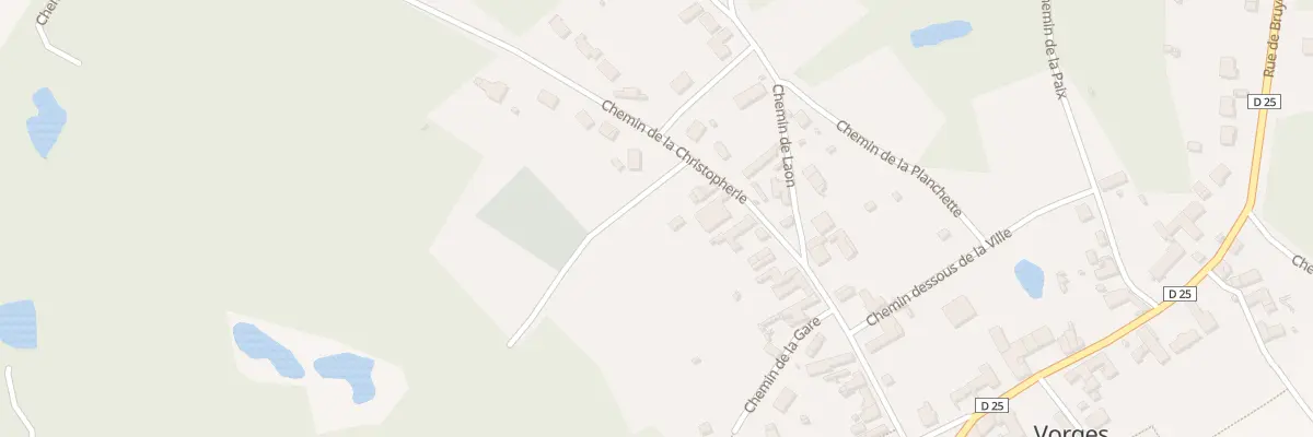Plan du 7 Che de la Christopherie à Vorges