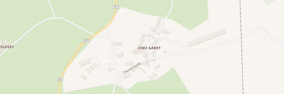 Plan du 9 Che Gadet à Isserpent