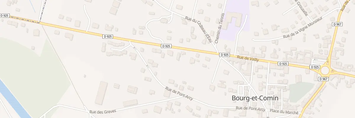 Plan du 18B Rue de Vailly à Bourg-et-Comin