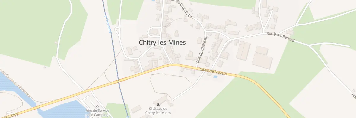 Plan du 11 Rte de Nevers à Chitry-les-Mines