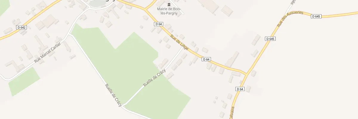 Plan du 9001 Sous la Rue de Liege à Bois-lès-Pargny