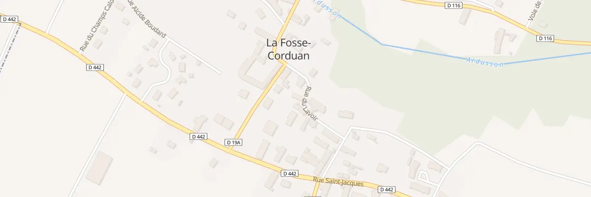 Plan du 4 Rue du Lavoir à La Fosse-Corduan