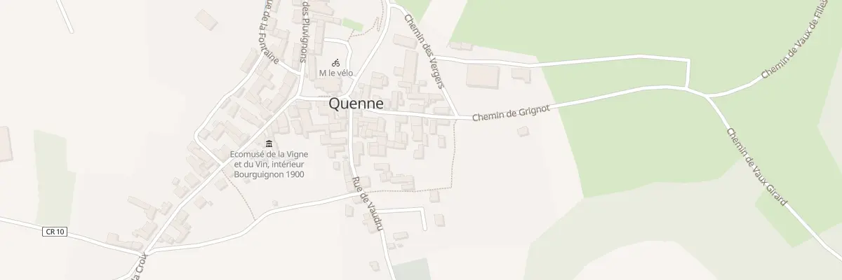 Plan du 10 Rue du Château à Quenne