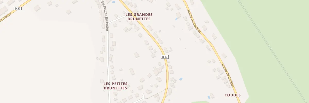 Plan du 12 Rue des Grandes Brunettes à Cercy-la-Tour
