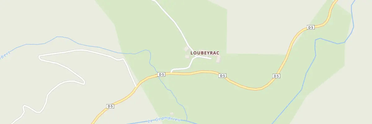 Plan du 71 Imp Loubeyrac à Grandrieu