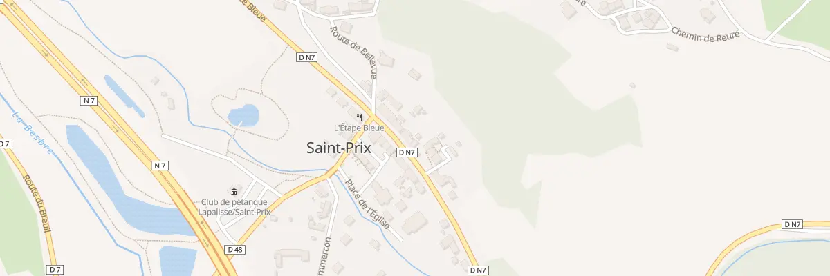 Plan du 25 Rue de la Mairie à Saint-Prix