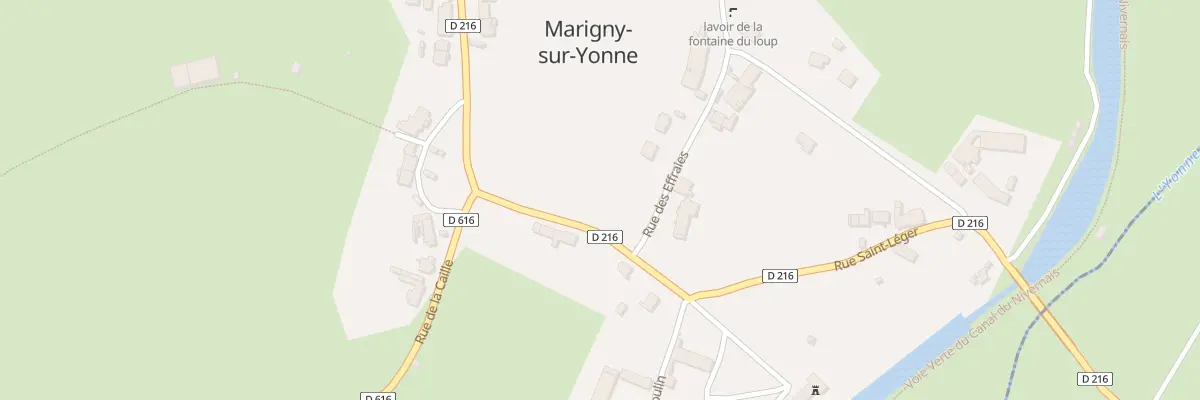Plan du 1B Rue des Effraies à Marigny-sur-Yonne