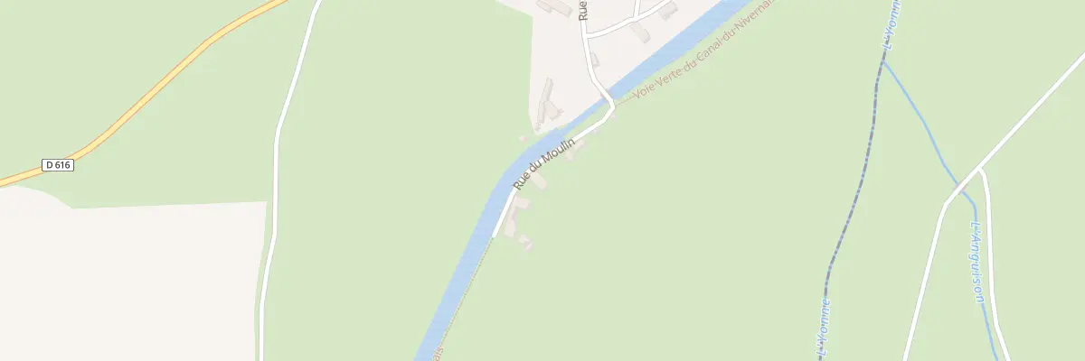 Plan du 3 Rue du Moulin à Marigny-sur-Yonne