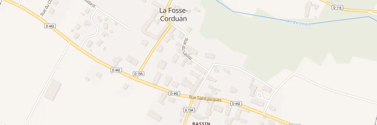 Plan du 8 Rue du Lavoir à La Fosse-Corduan