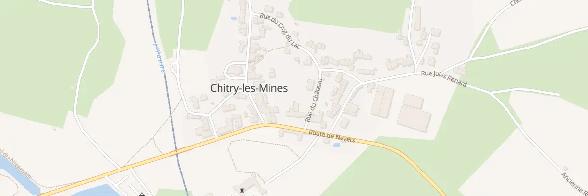 Plan du 3 Rue du Château à Chitry-les-Mines