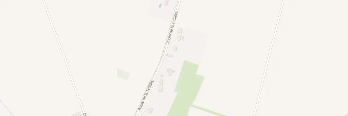Plan du 26 Rte de la Teilliere à Quenne
