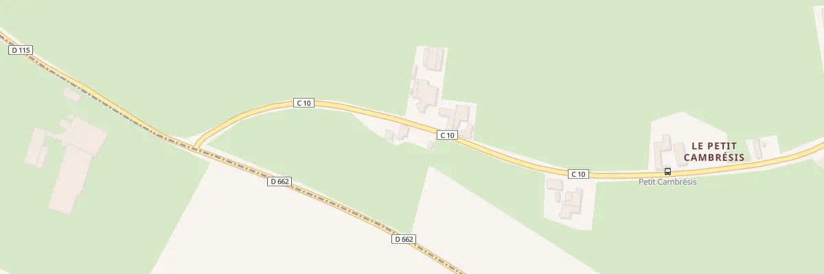 Plan du 2 Che du Petit Cambresis à Rejet-de-Beaulieu