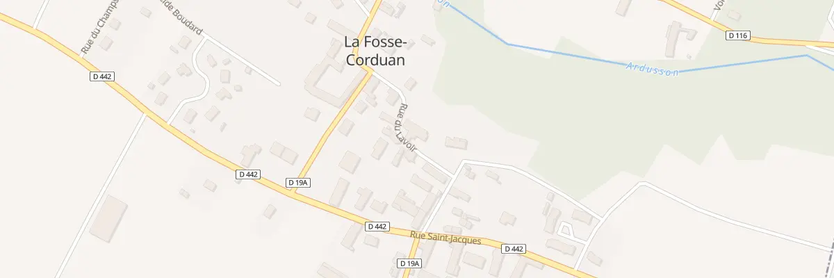 Plan du 5 Rue du Lavoir à La Fosse-Corduan