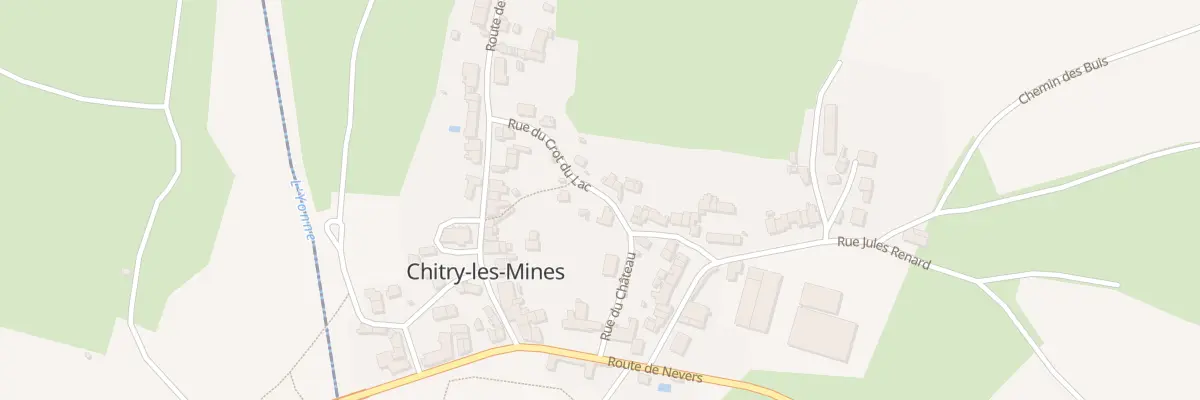 Plan du 4 Rue du Crot du Lac à Chitry-les-Mines