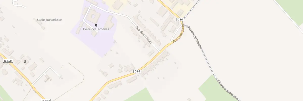 Plan du 23 Rue Leon Blum au Quesnoy